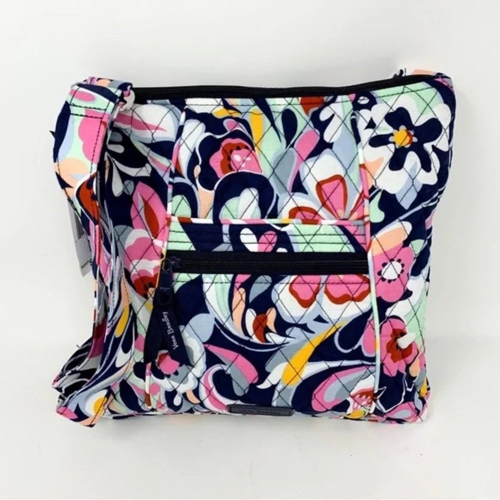 NWT $85 Vera Bradley Hipster Crossbody Purse Bag Mod Paisley Pattern - Picture 3 of 8